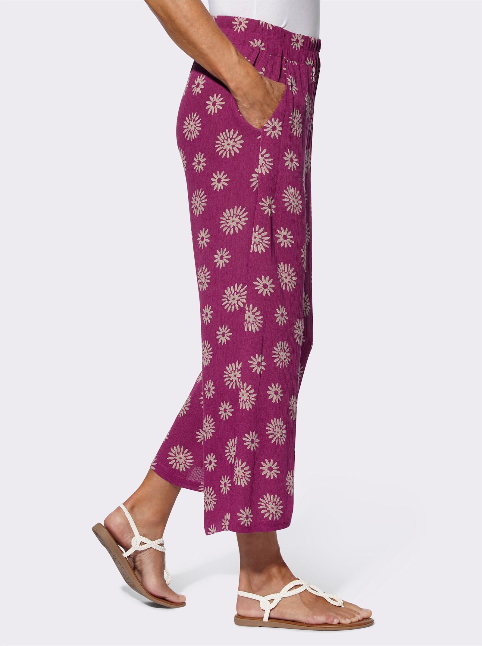Druckhose mit Dehnbund, rundum - erika-sesam-bedruckt