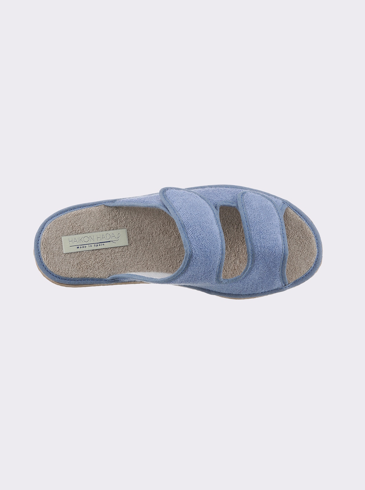 slippers - middenblauw