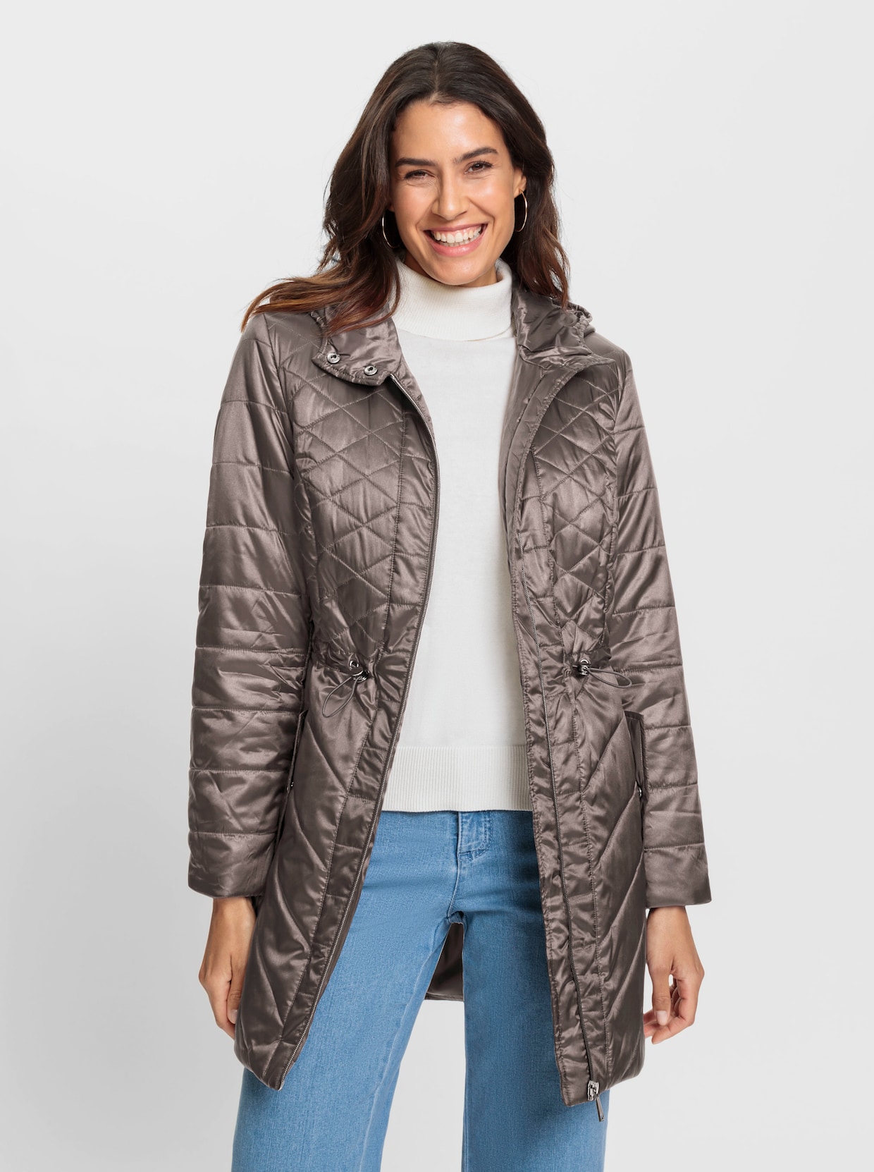 Jacke - taupe