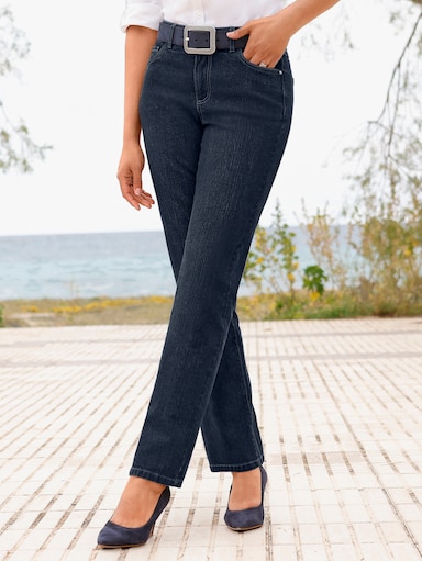 5-pocketjeans - dark-blue