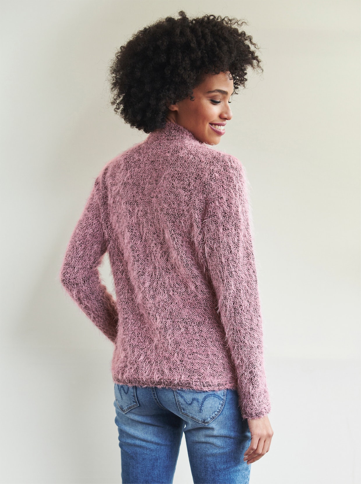 heine veste en tricot - vieux rose