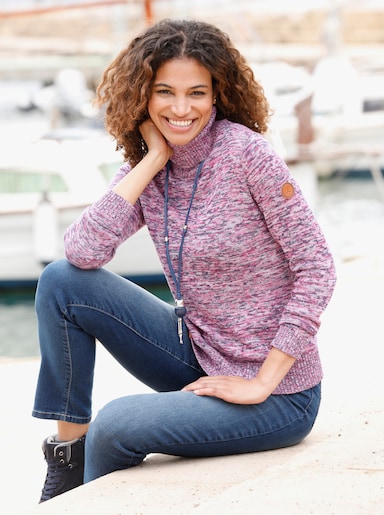 Pullover - marine-erika-meliert