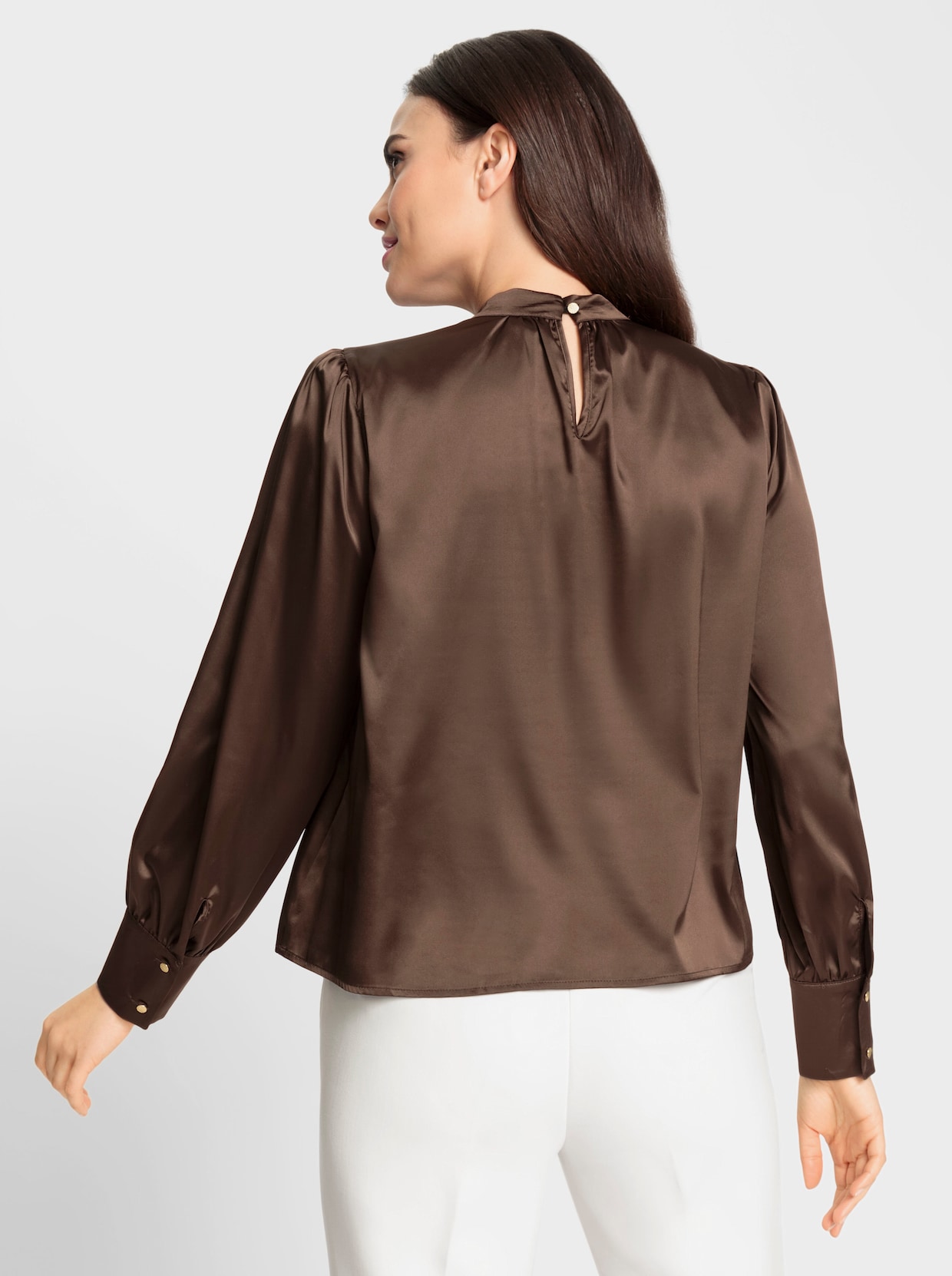 heine Blouse - chocolade