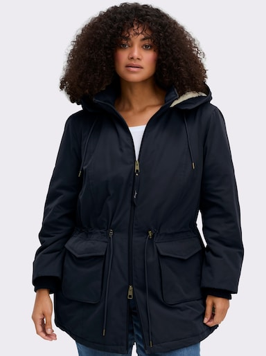 sheego Parka - tiefblau