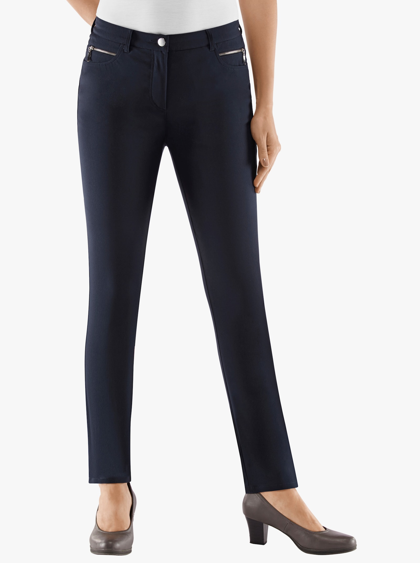 Stehmann Comfort line Thermohose in elastischer Bengalin-Qualität - marine