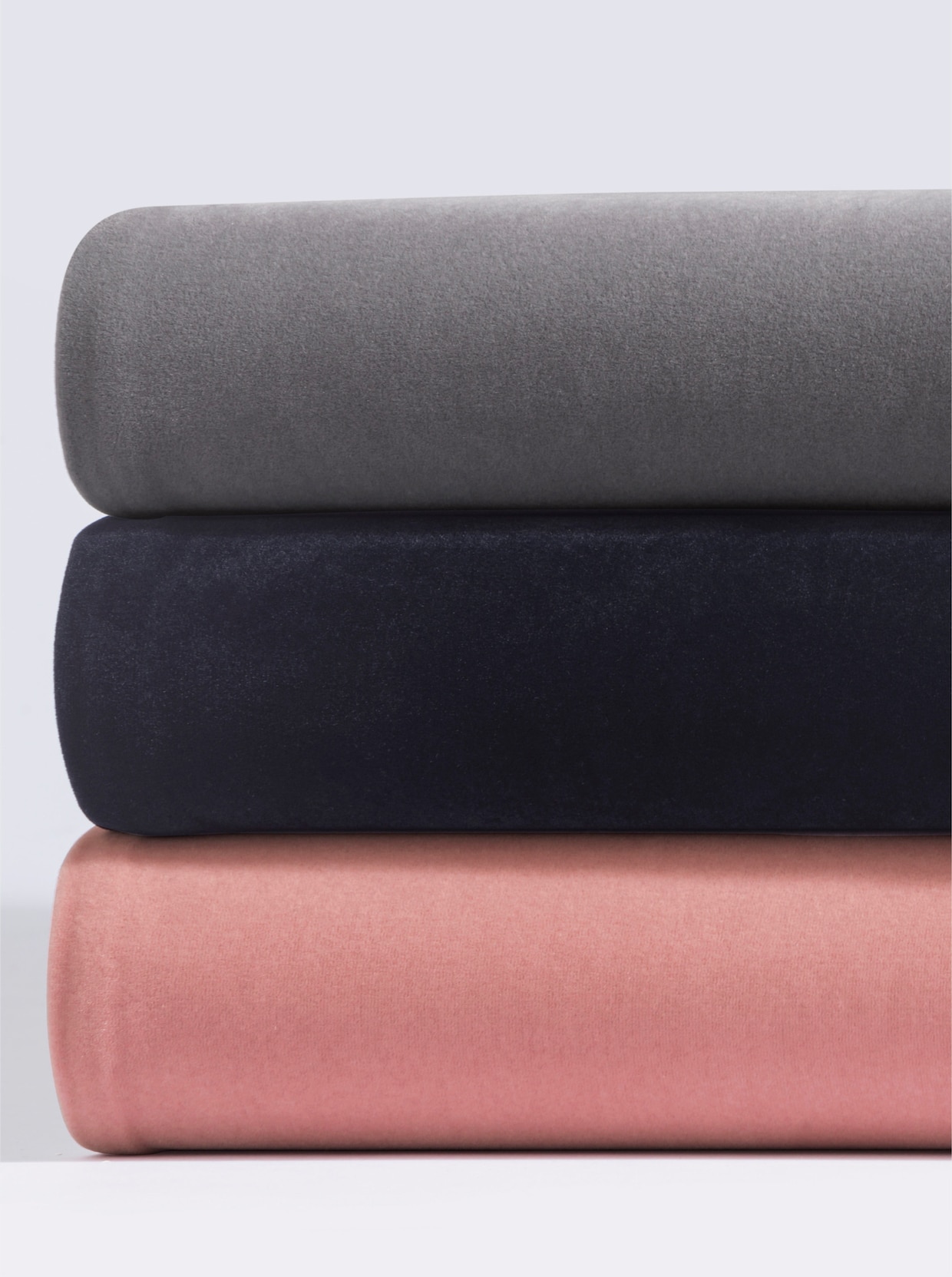 Samthose mit Rundum-Dehnbund - marine