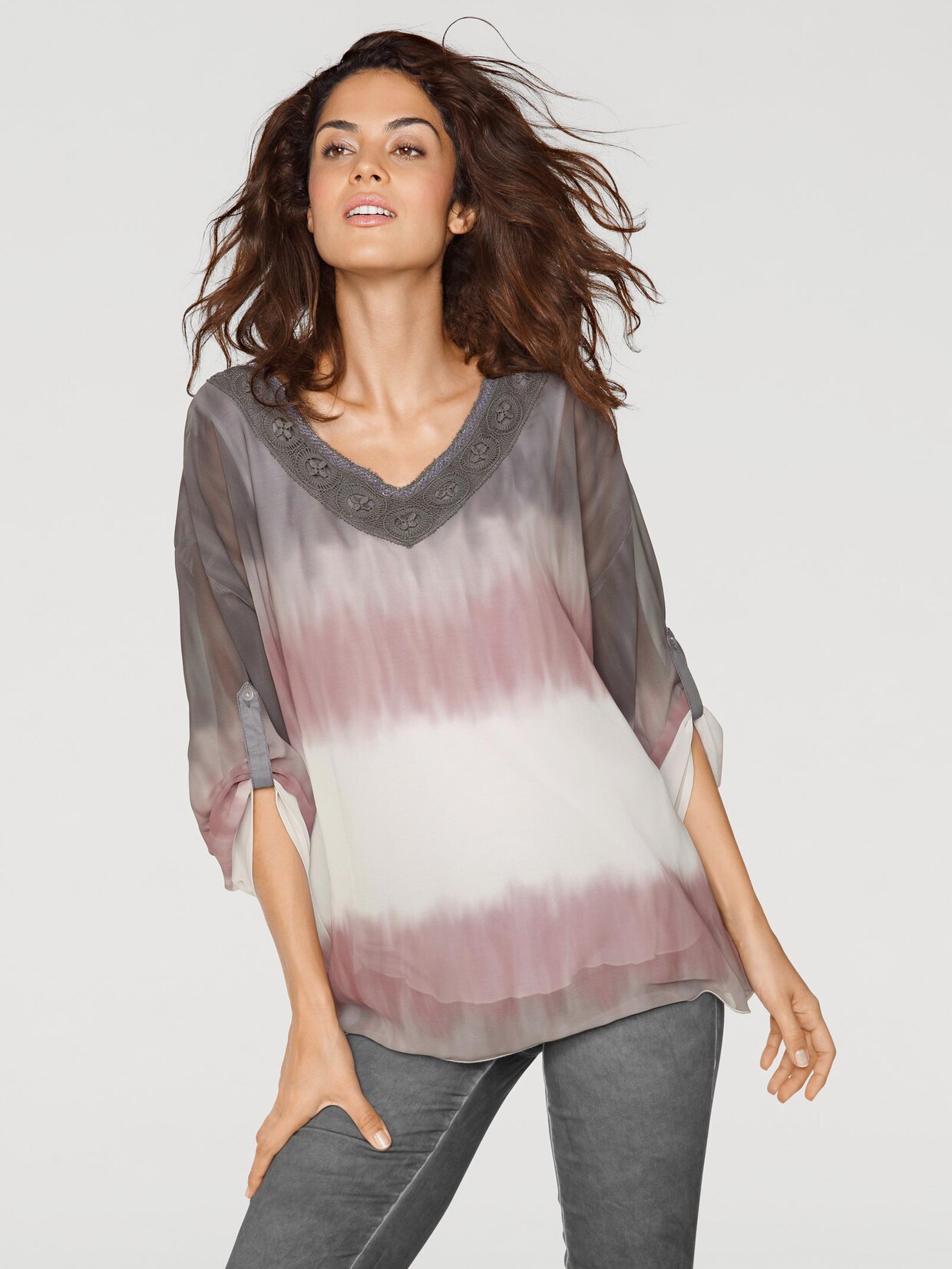 Rick Cardona Batik blouse - bont