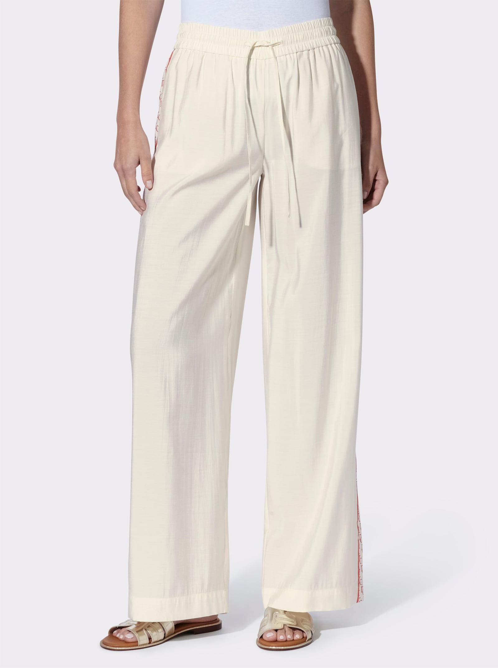 heine Schlupfhose mit Galonstreifen - champagner-grapefruit