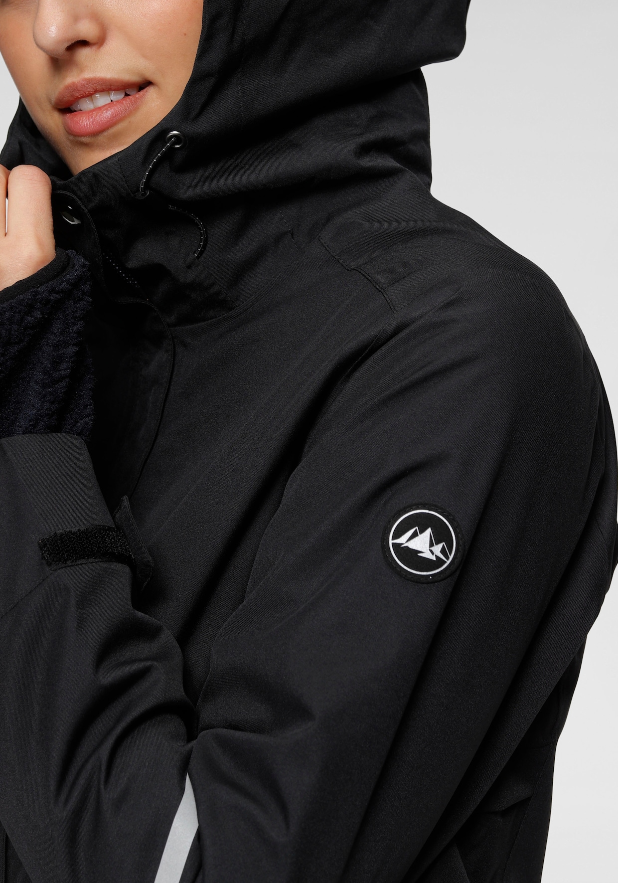 Regenjacke - schwarz