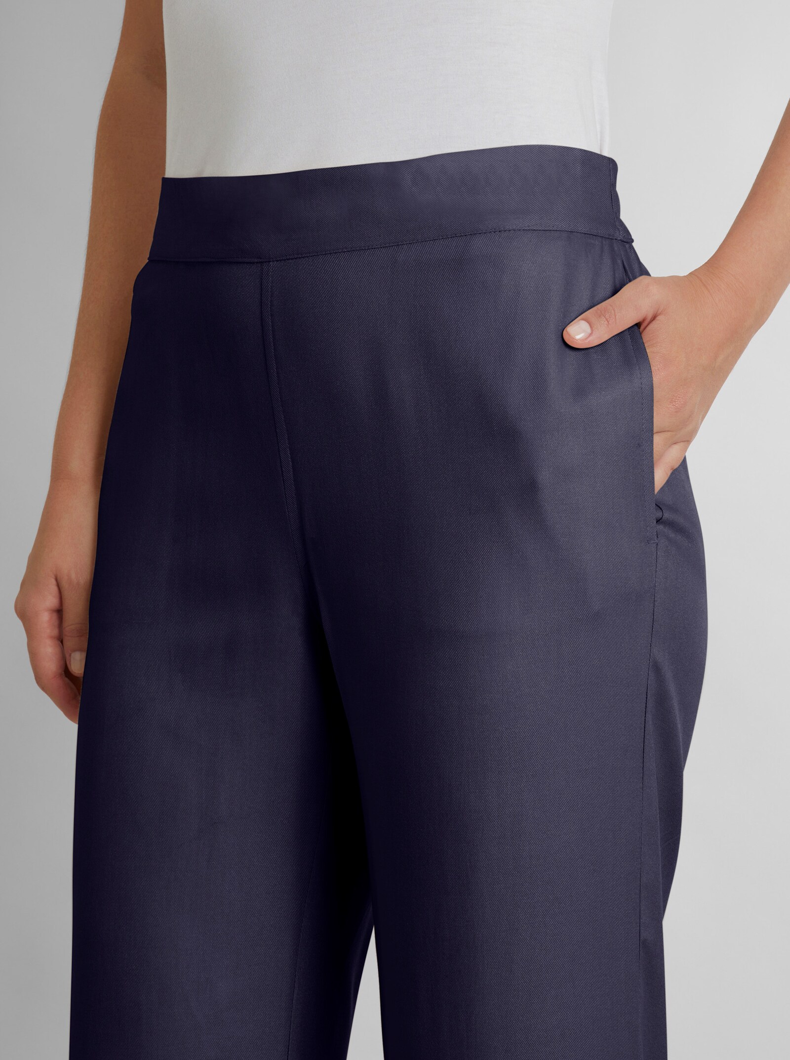 heine Hose mit Dehnbund - marine