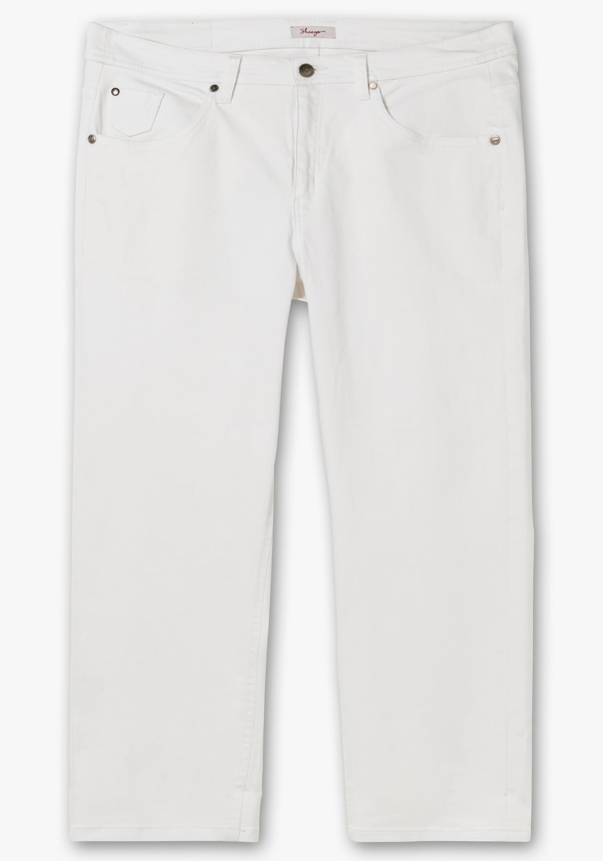 sheego 7/8-jeans - white denim