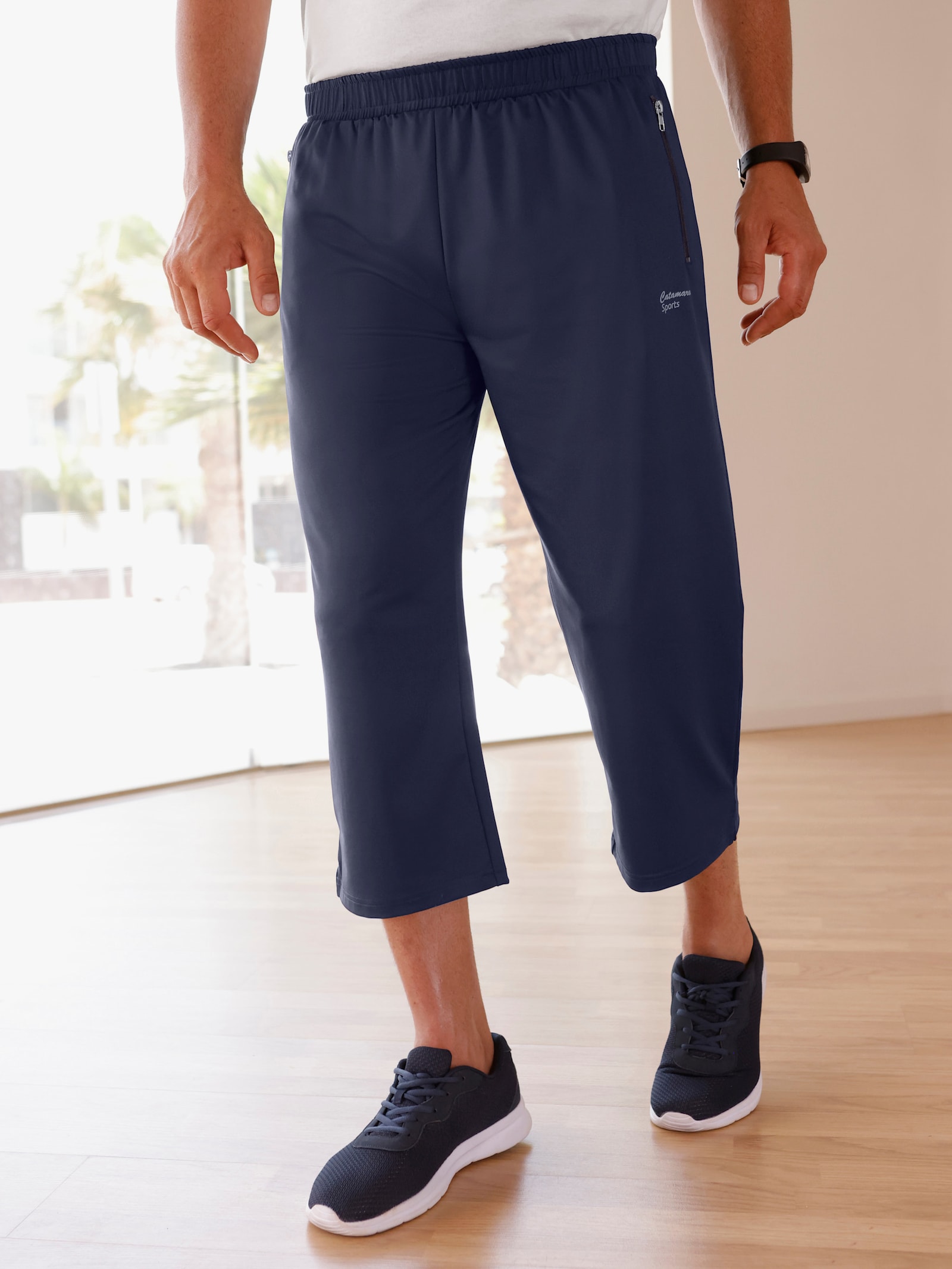 Catamaran Sports Freizeithose mit Seitenschlitzen - marine