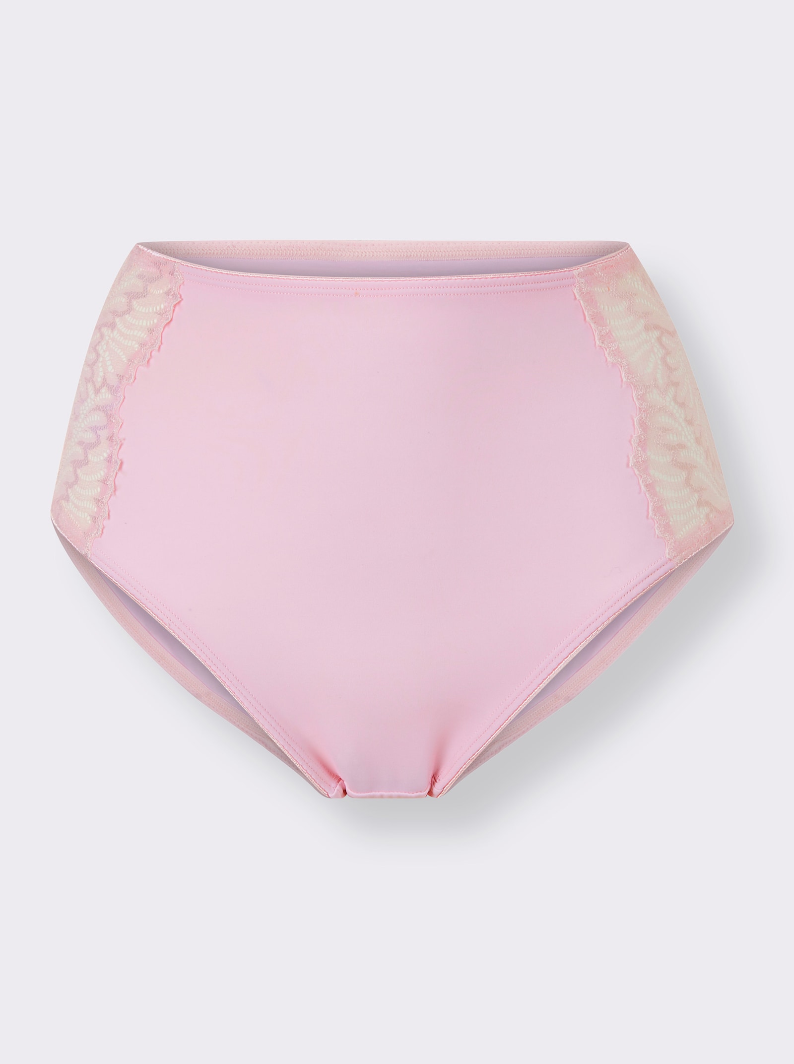 wäschepur Heupslip met kantinzet opzij - lichtroze