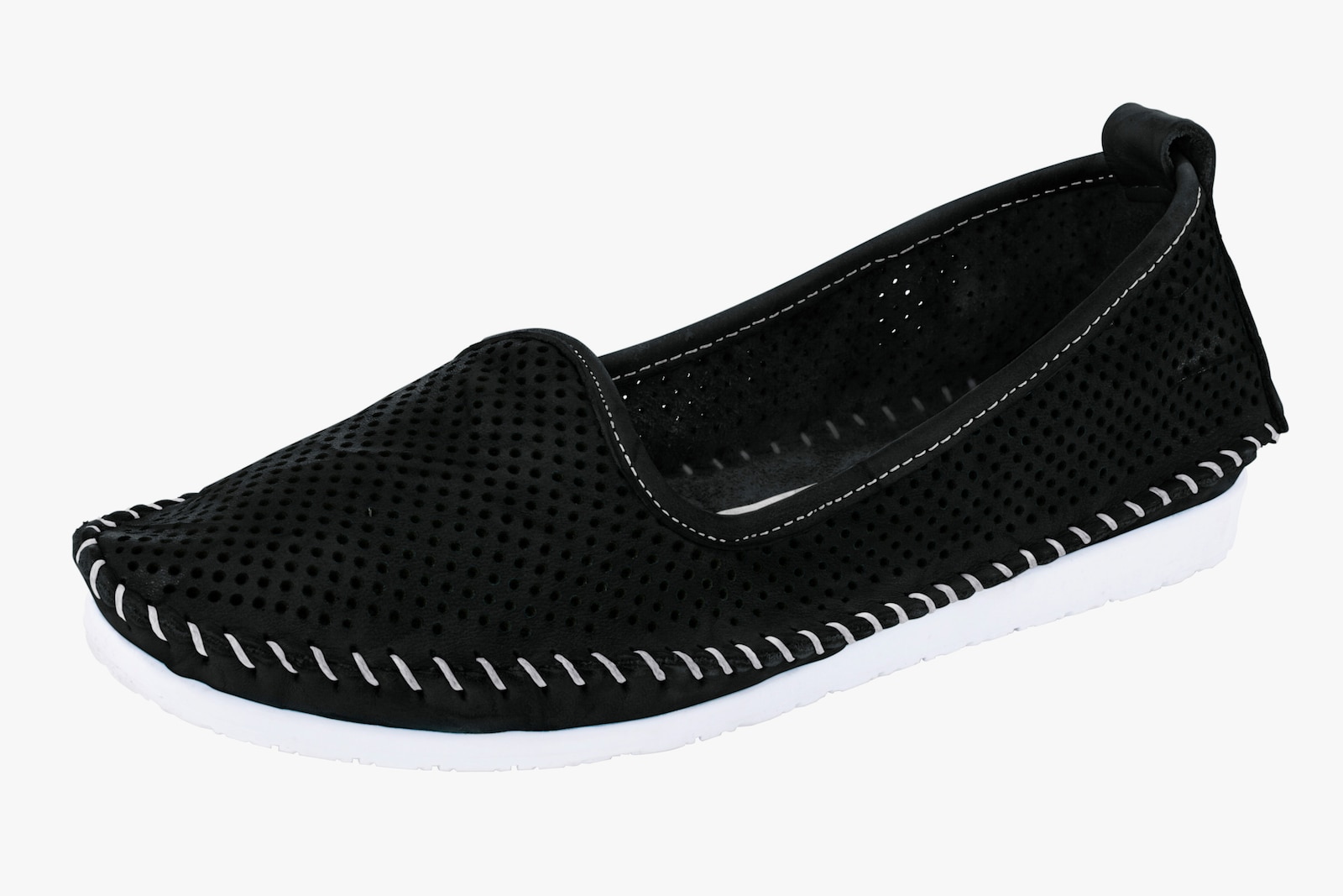 Andrea Conti Slipper - schwarz