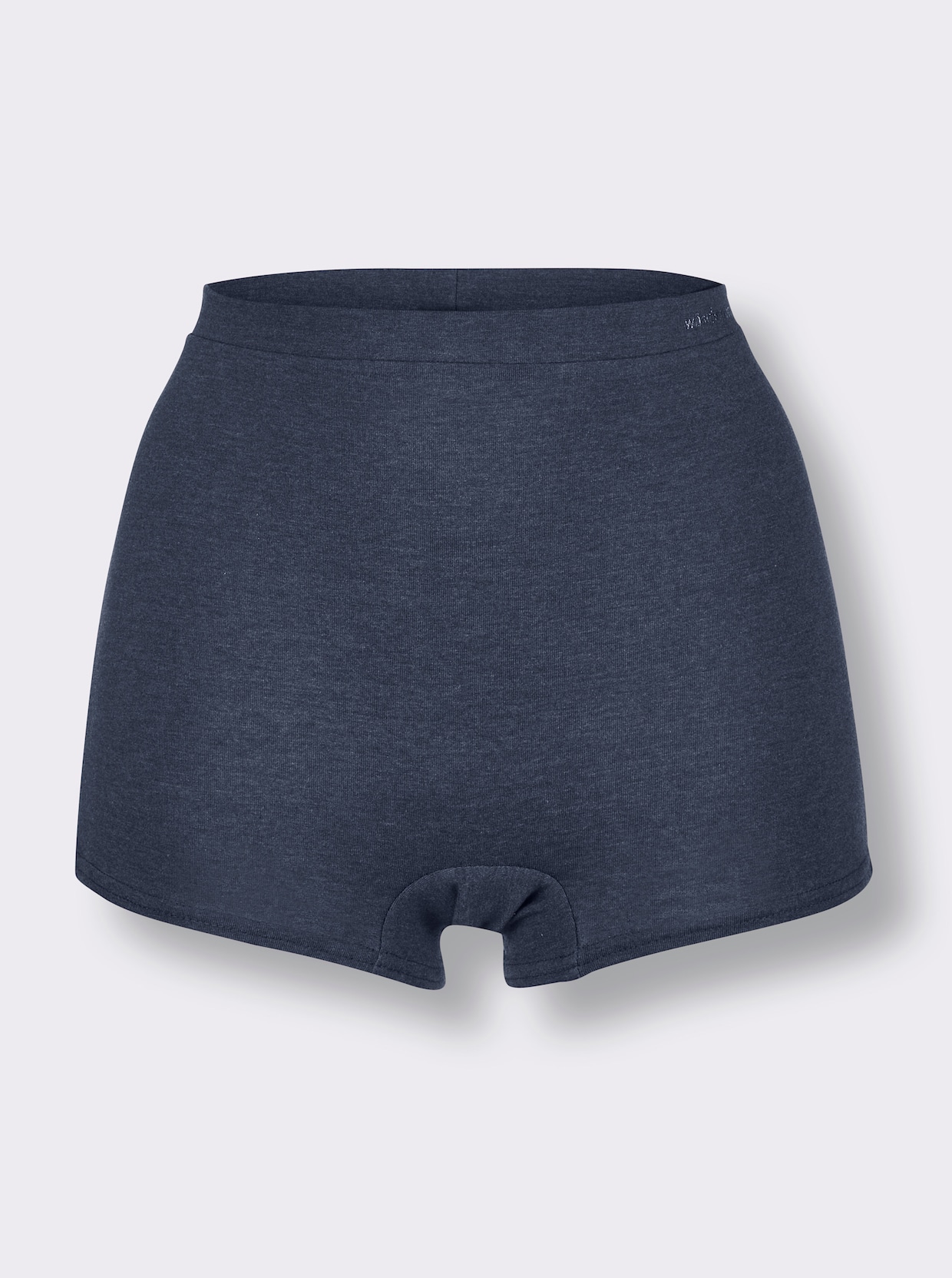 wäschepur Panty - 2x marine gemêleerd + 2x donkerrood gemêleerd