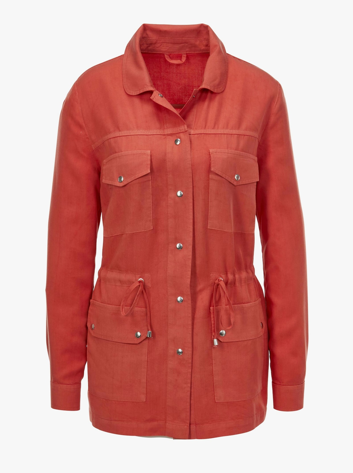 Creation L Premium Lyocell-Blusenblazer - terra