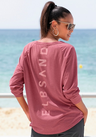 Elbsand Longsleeve - mauve meliert