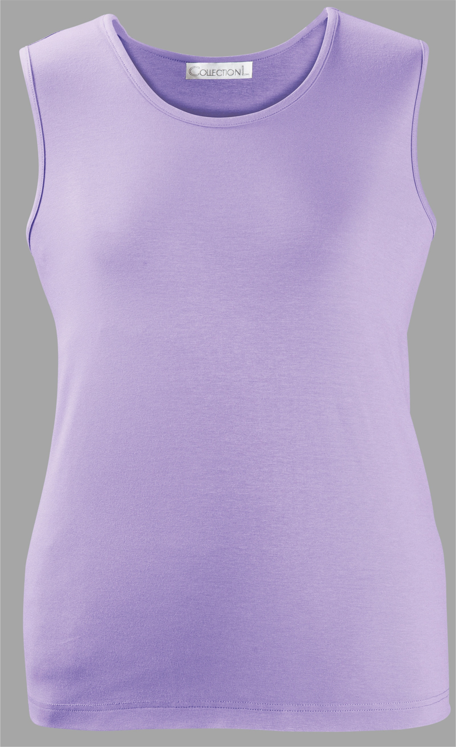 Trägertop mit Rundhals-Ausschnitt - lavendel