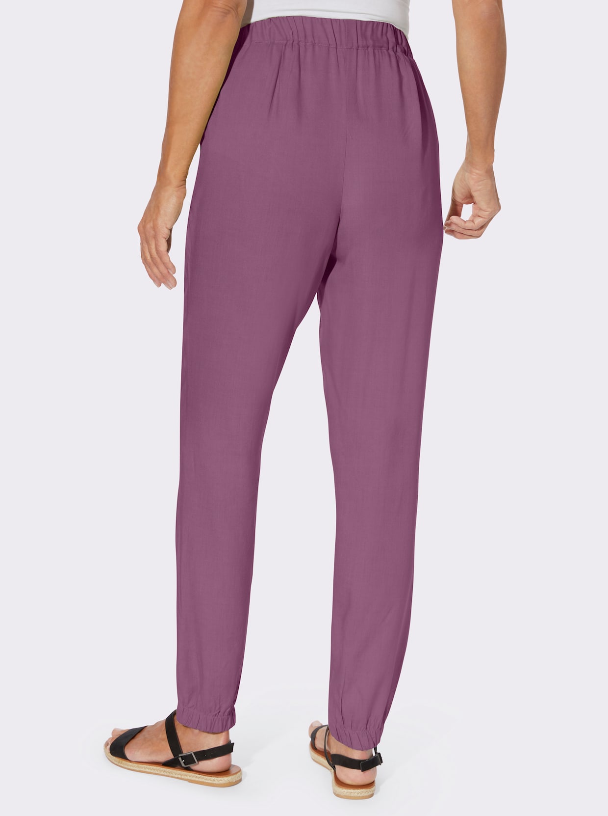 Harémové kalhoty - fialová
