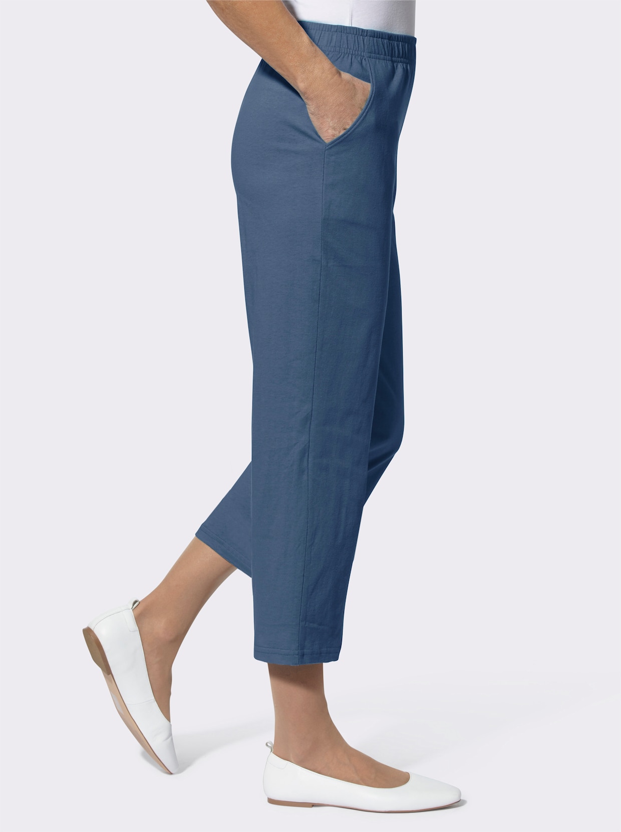 7/8-broek - jeansblauw