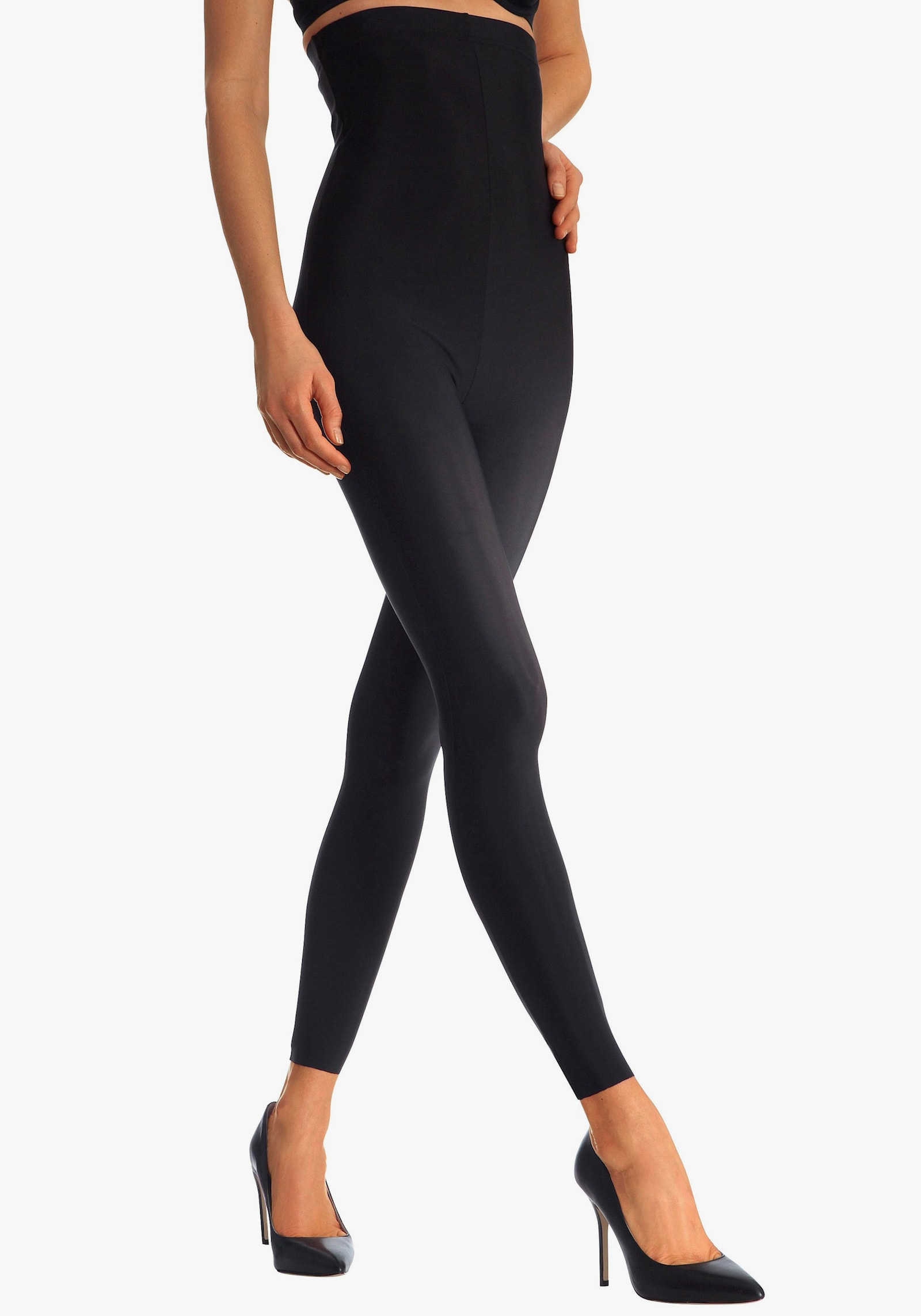 LASCANA Highwaist Leggings - schwarz