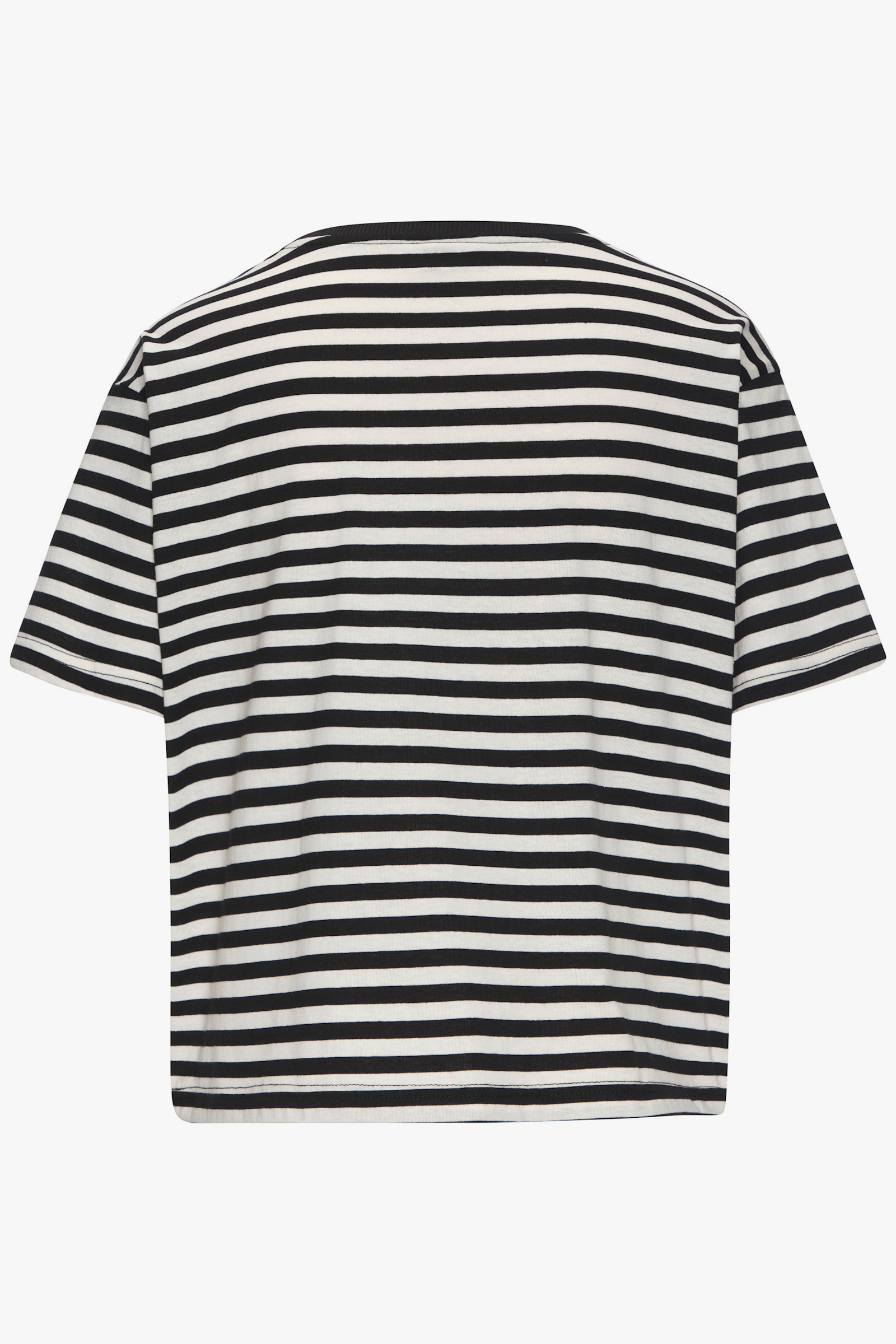 H.I.S T-Shirt - schwarz gestreift