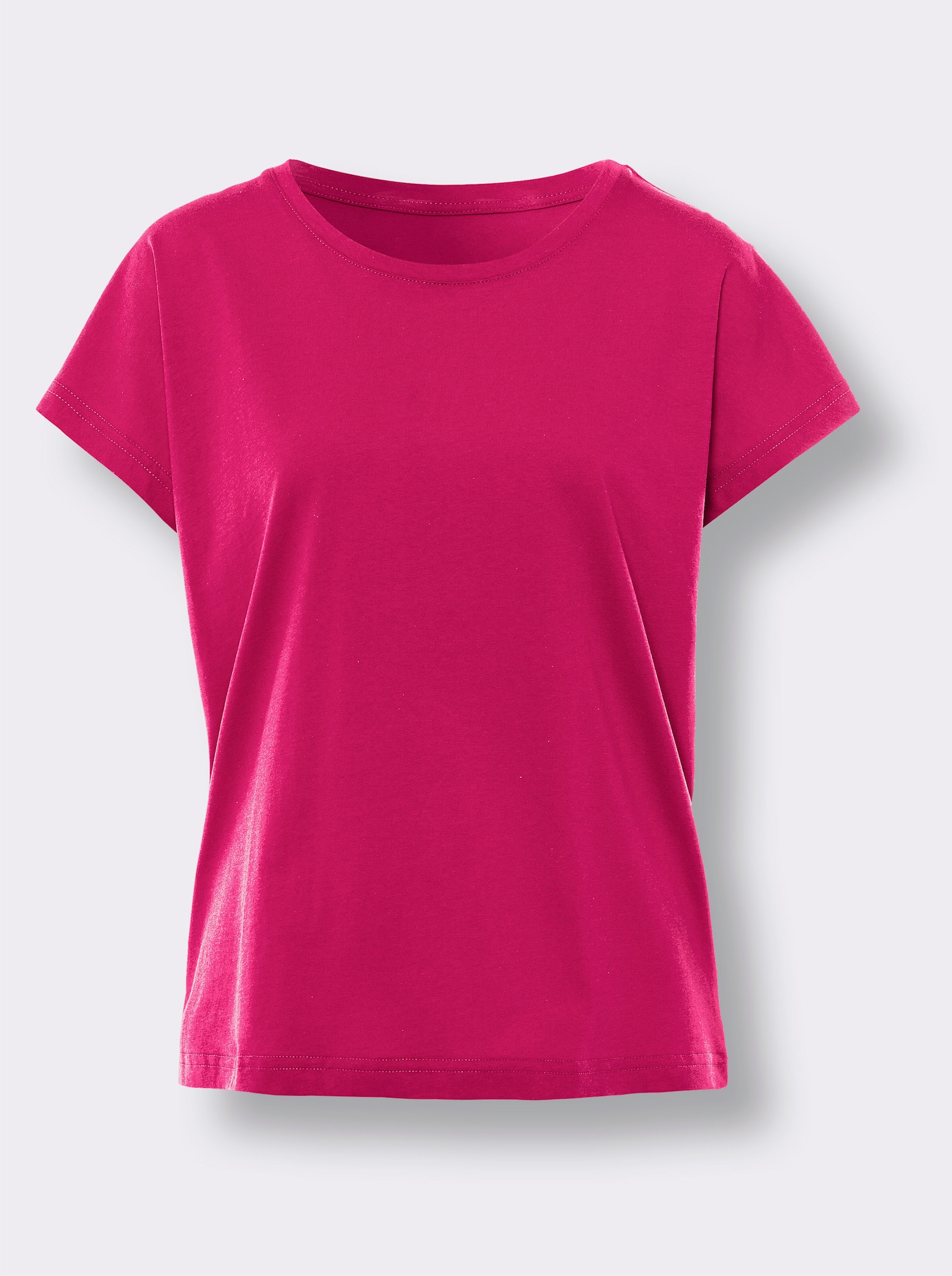 heine Kurzarmshirt mit Modal - pink