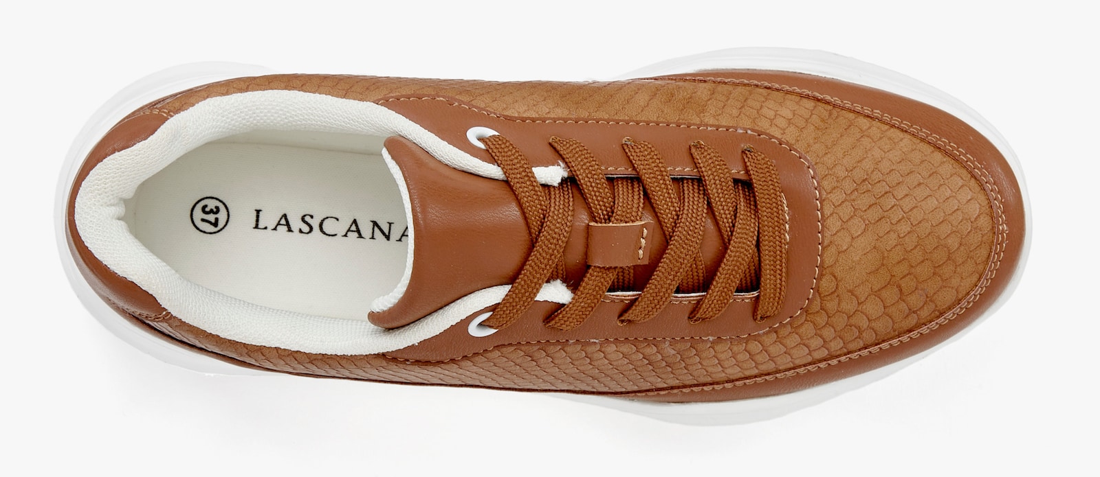 LASCANA Sneaker - camelfarben
