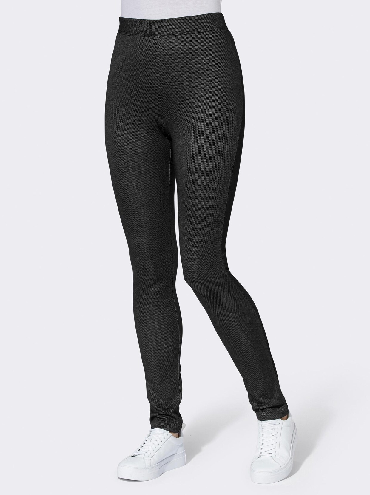 Thermoleggings - black denim