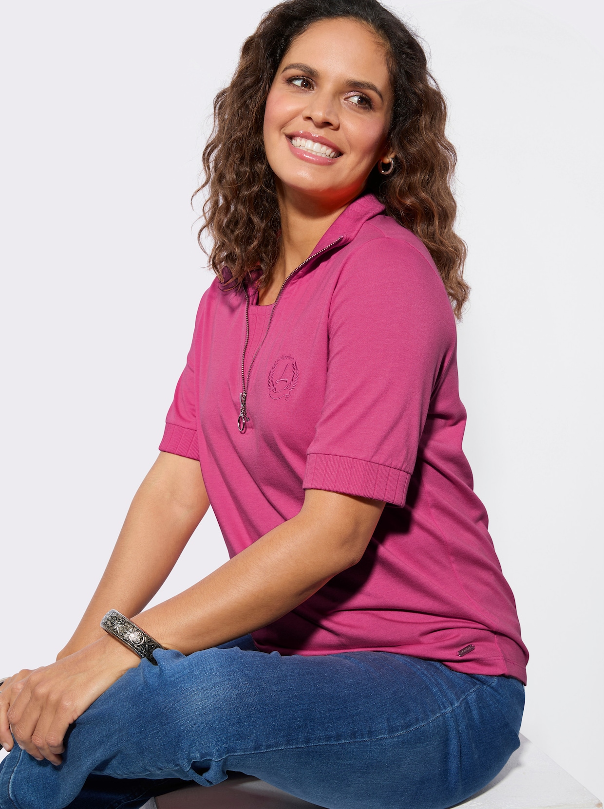 Poloshirt - fuchsia