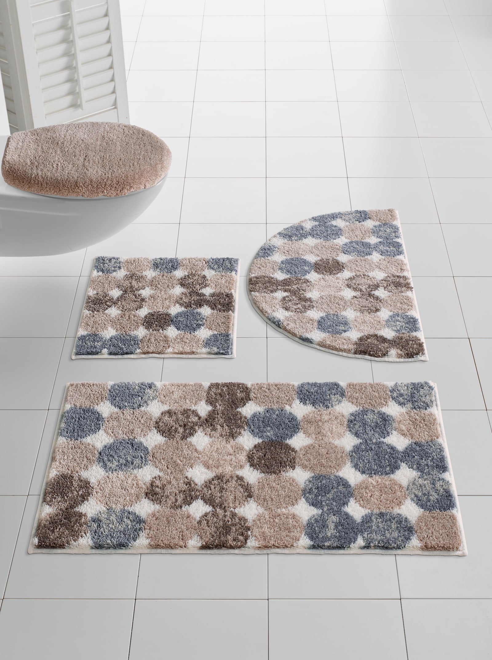 Grund Badematte - ecru-beige-meliert