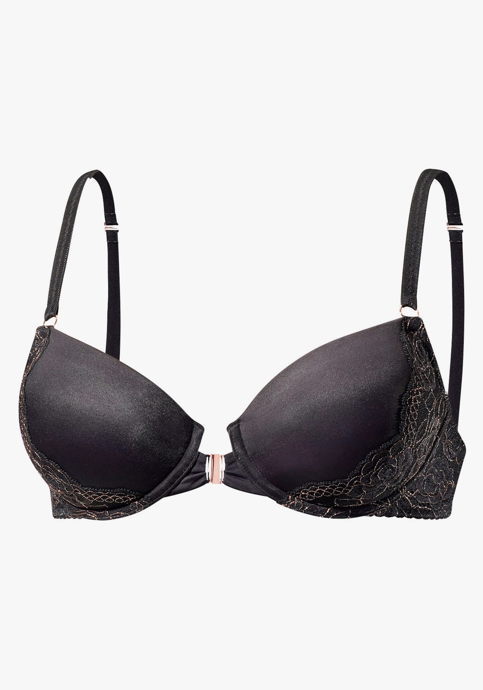 LASCANA Soutien-gorge dos nu - noir-bronze