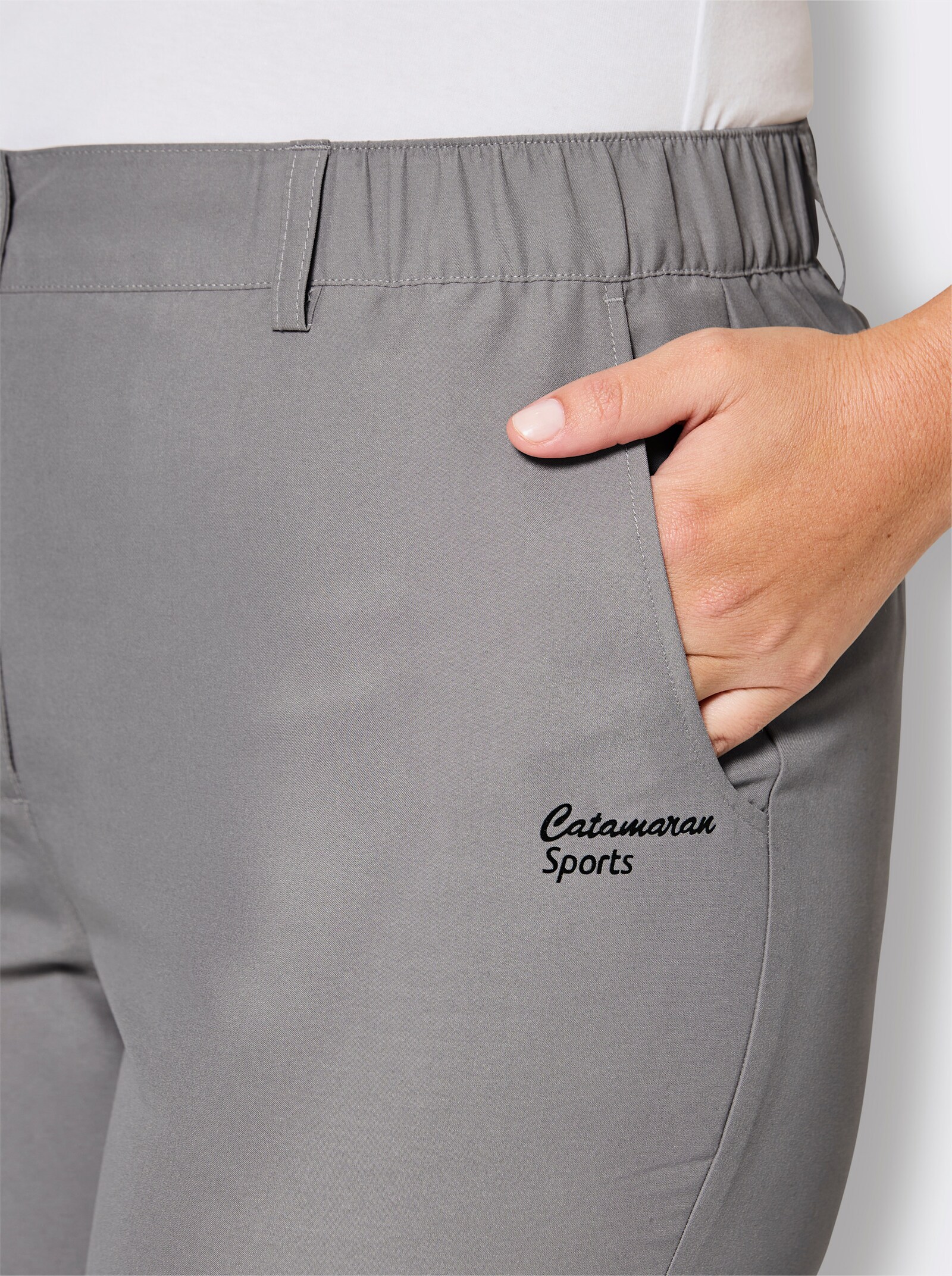 Catamaran Sports Freizeithose mit Passformsattel - grau