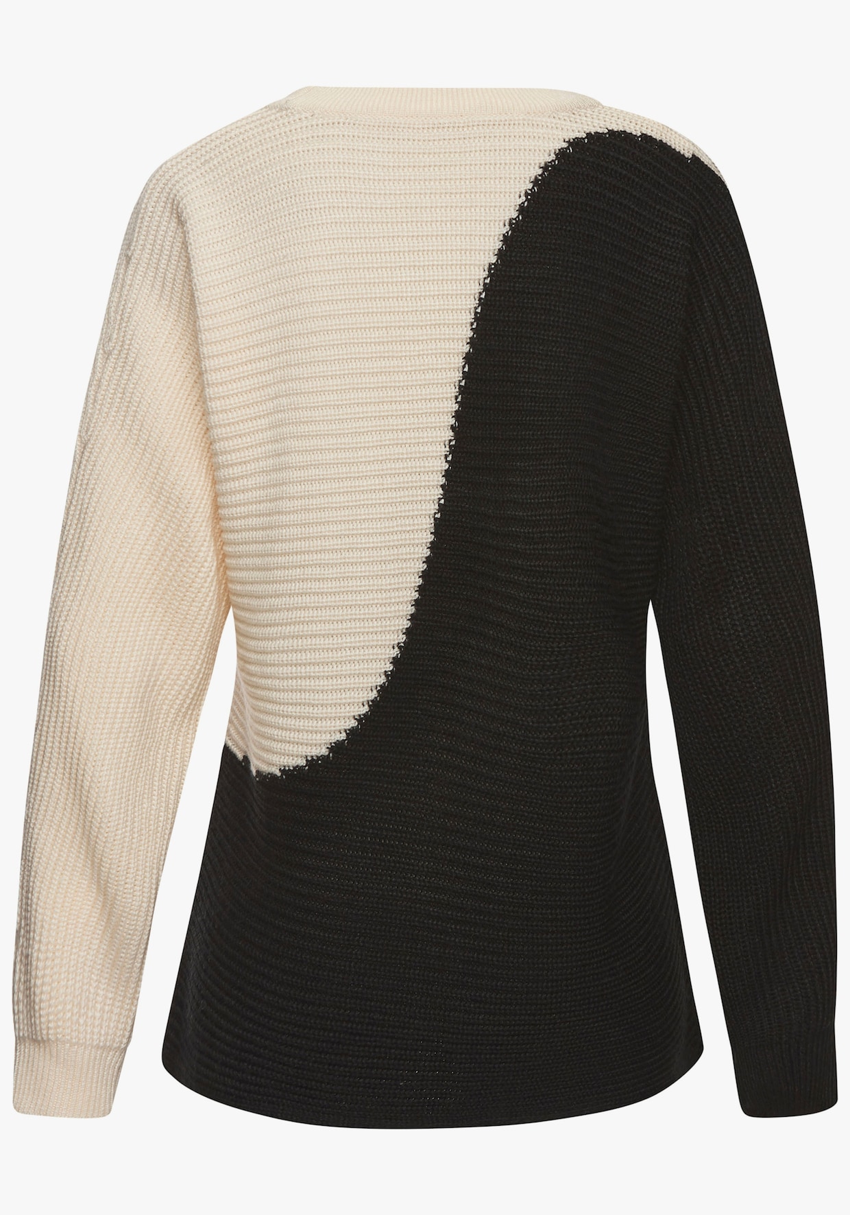 Vivance Gebreide pullover - beige/zwart