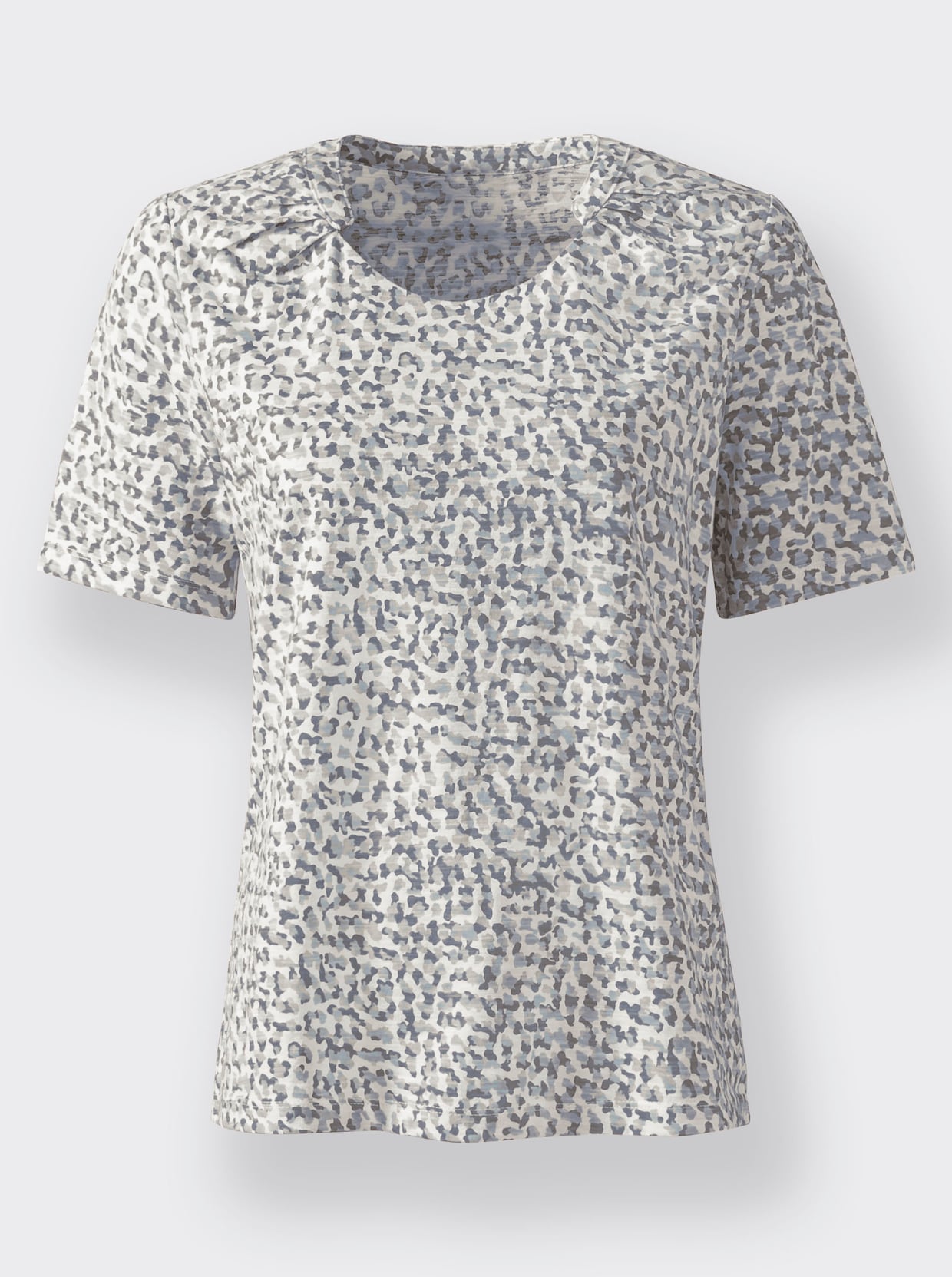 Shirt - hellblau-bedruckt