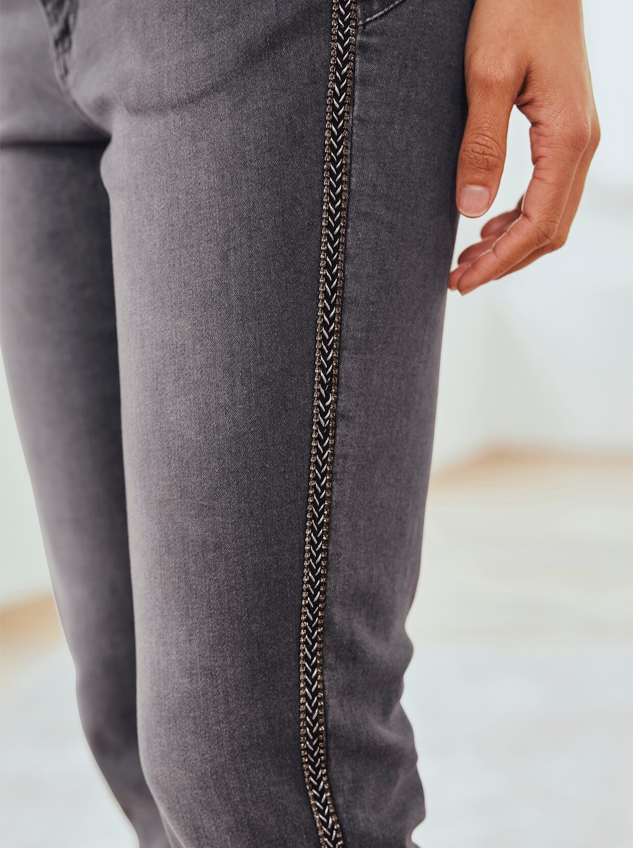 heine Push-up-Jeans - dark grey-denim