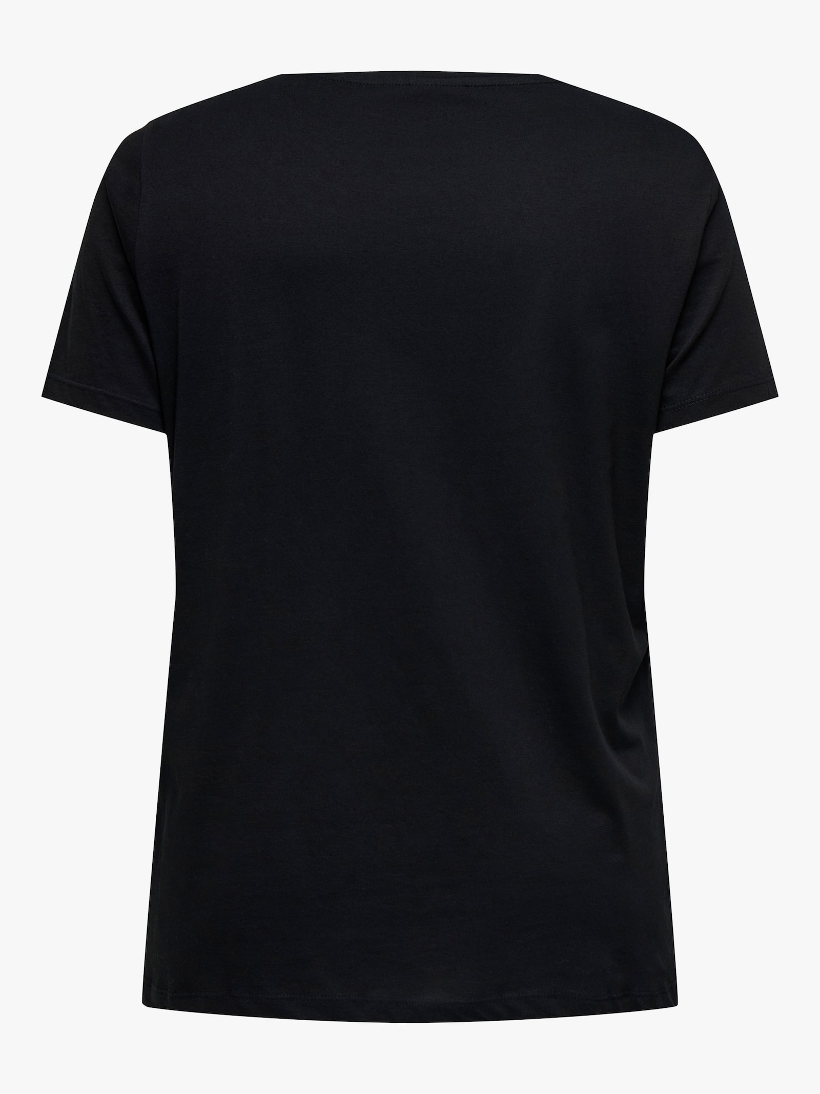 ONLY CARMAKOMA Kurzarmshirt - black detail:lamour lip