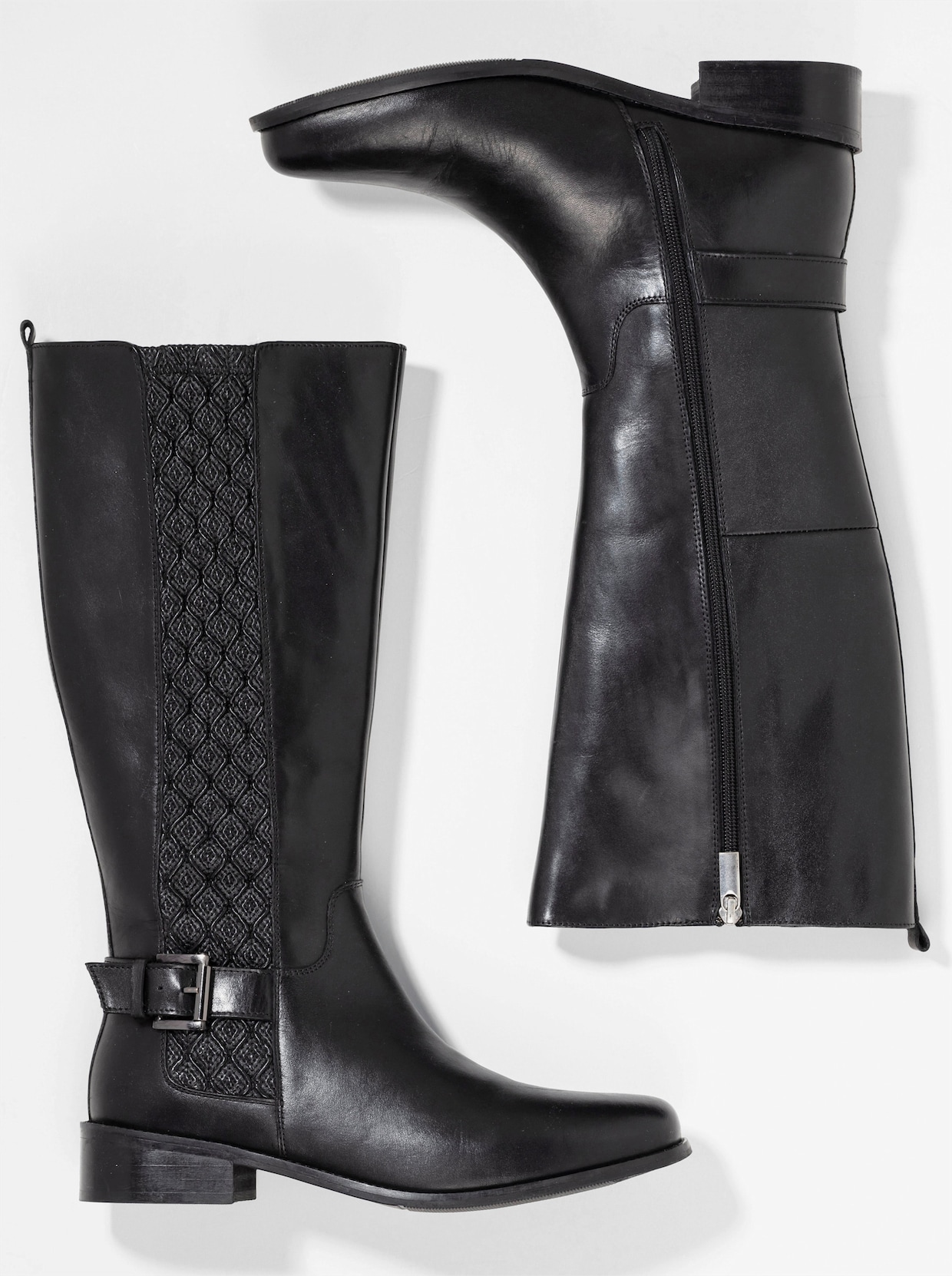 sheego Weitschaftstiefel - schwarz