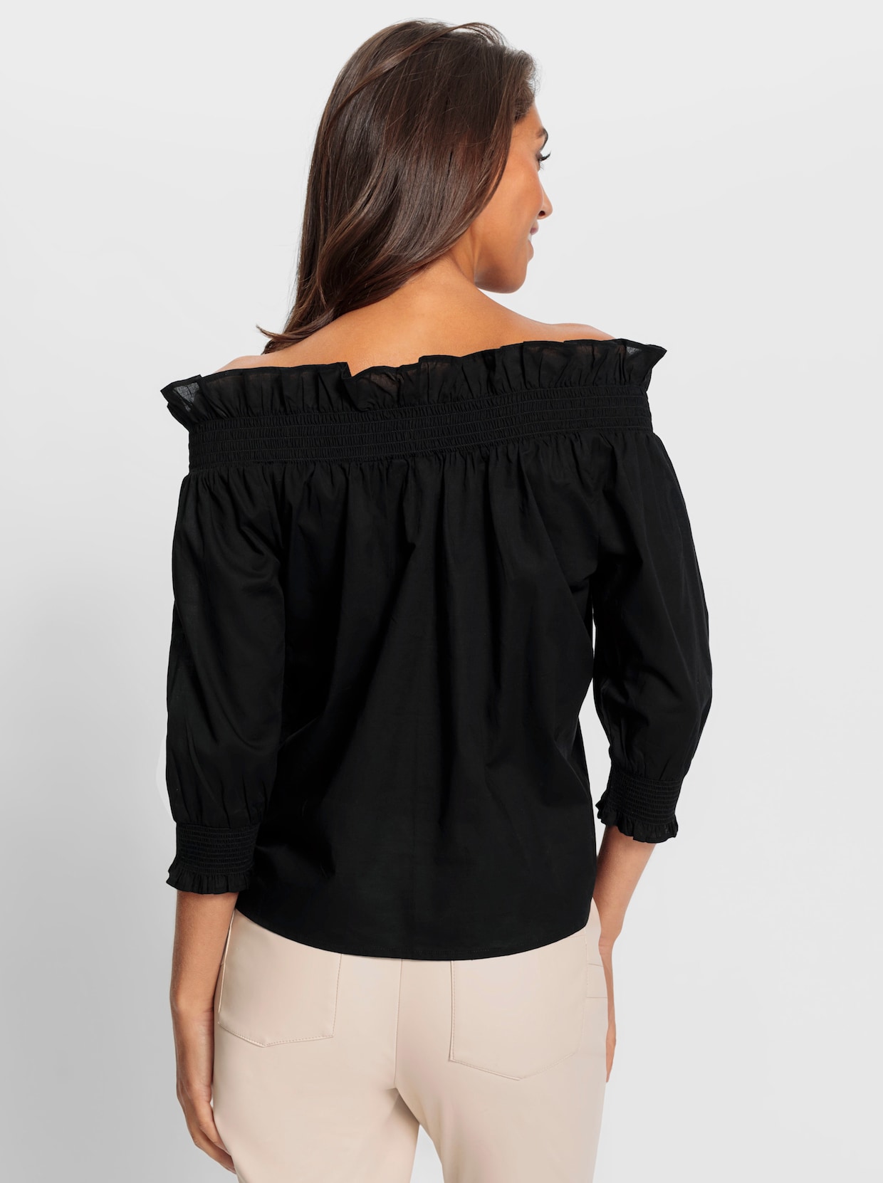 heine Katoenen blouse - zwart