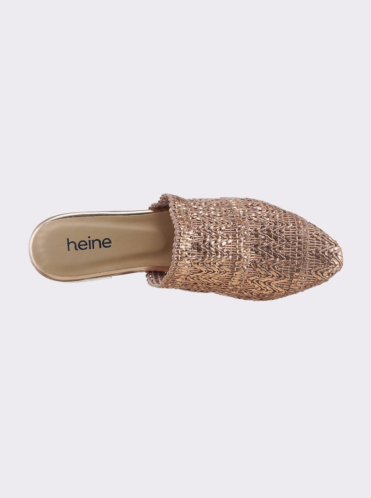 heine Slippers - bronskleurig