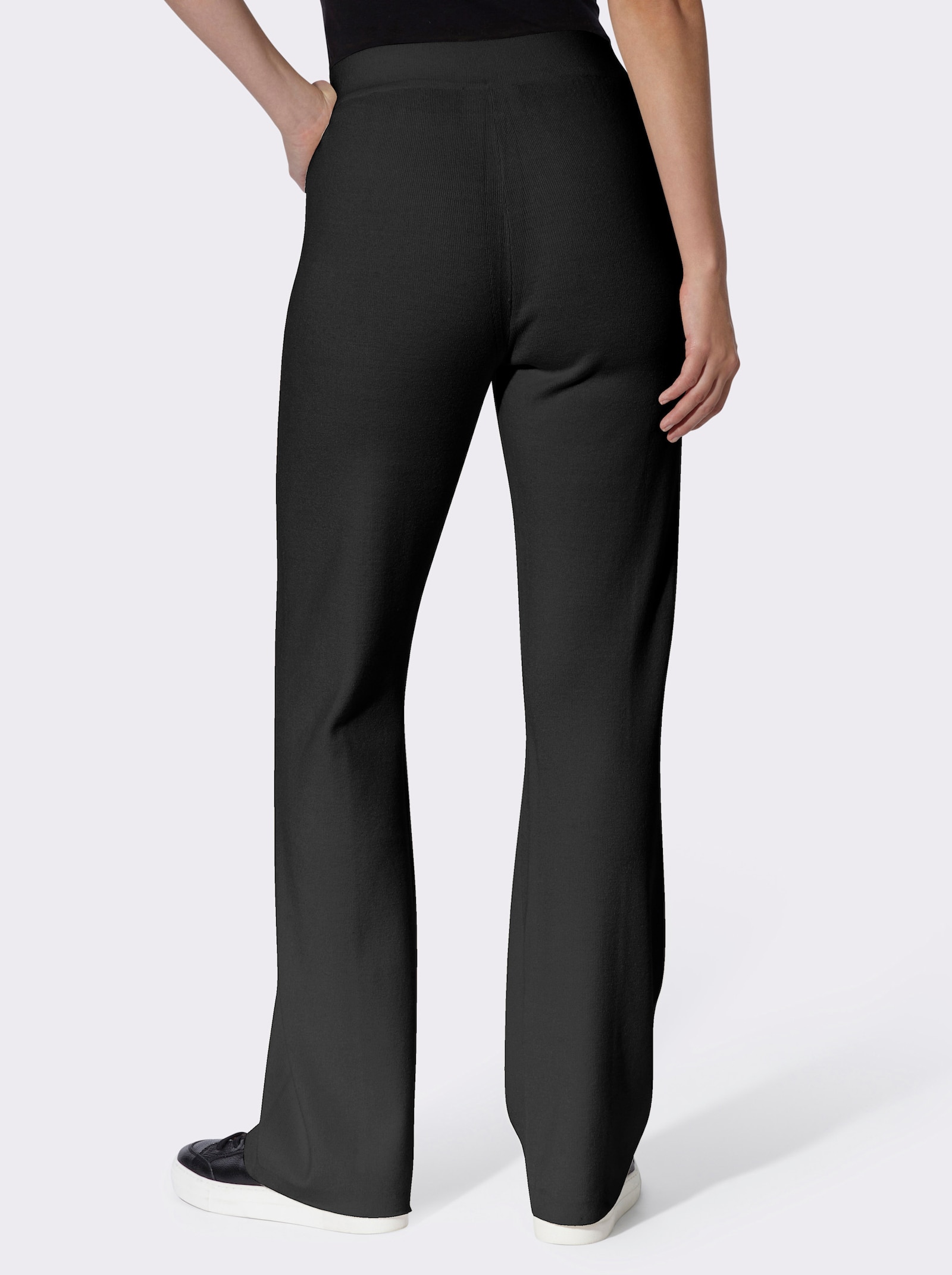 heine Strickhose mit Biesen - schwarz