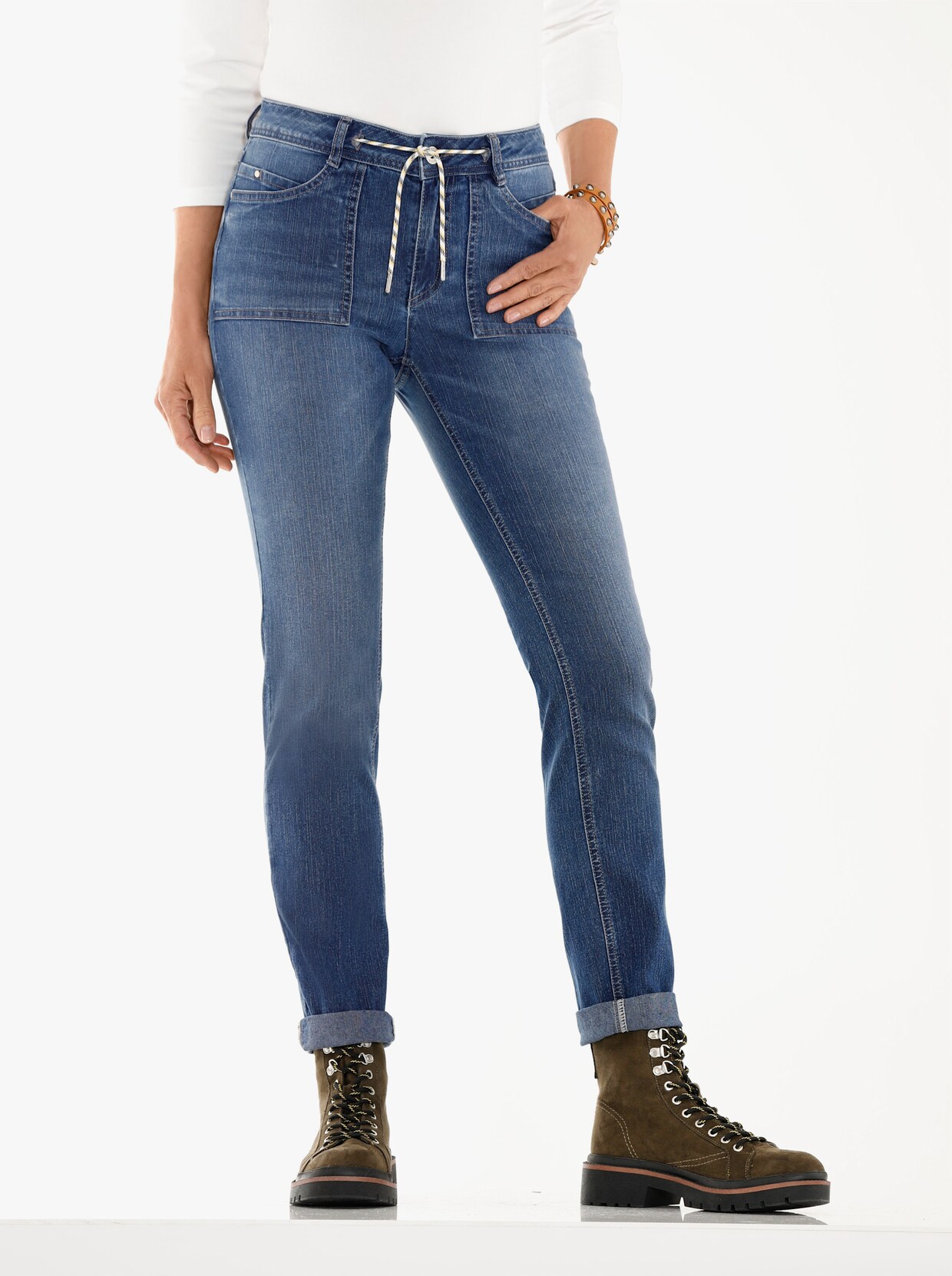 5-pocketjeans - blue-stonewashed
