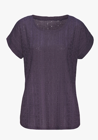 Vivance Kurzarmshirt - navy