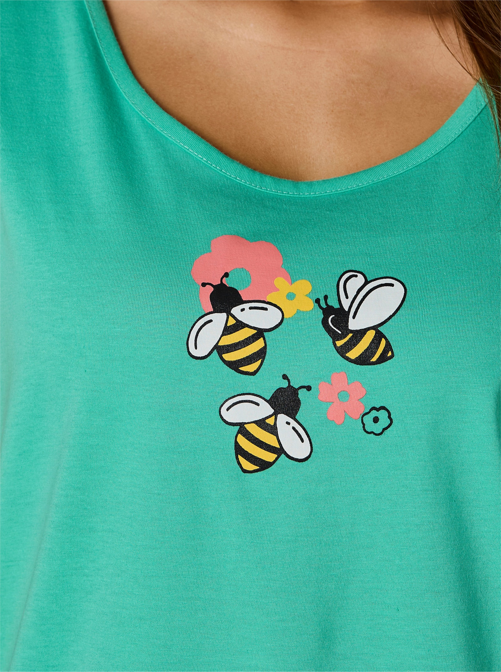 wäschepur Shortys - blaugrün-gelb-bedruckt + flamingo