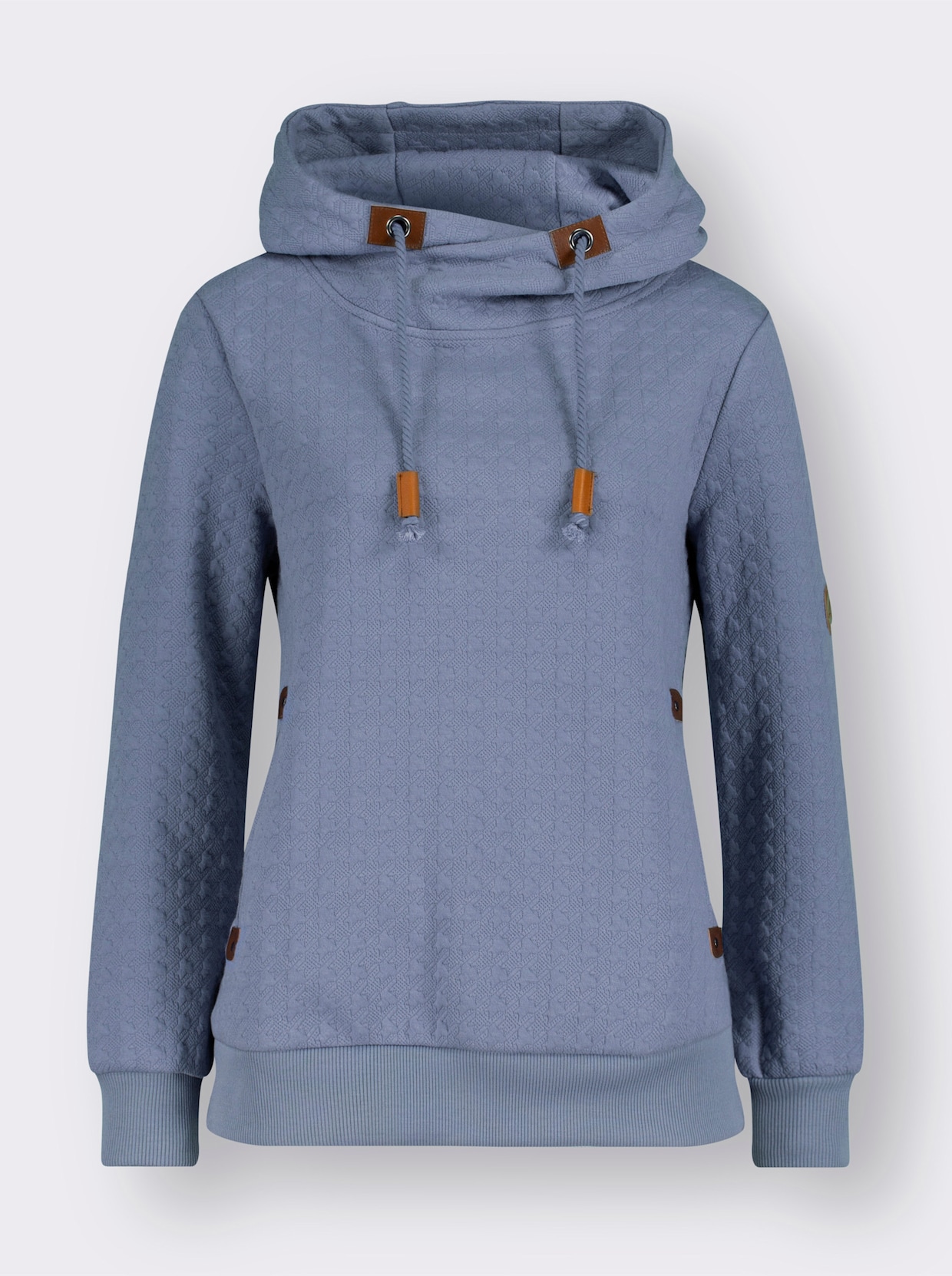 Kapuzensweatshirt - taubenblau