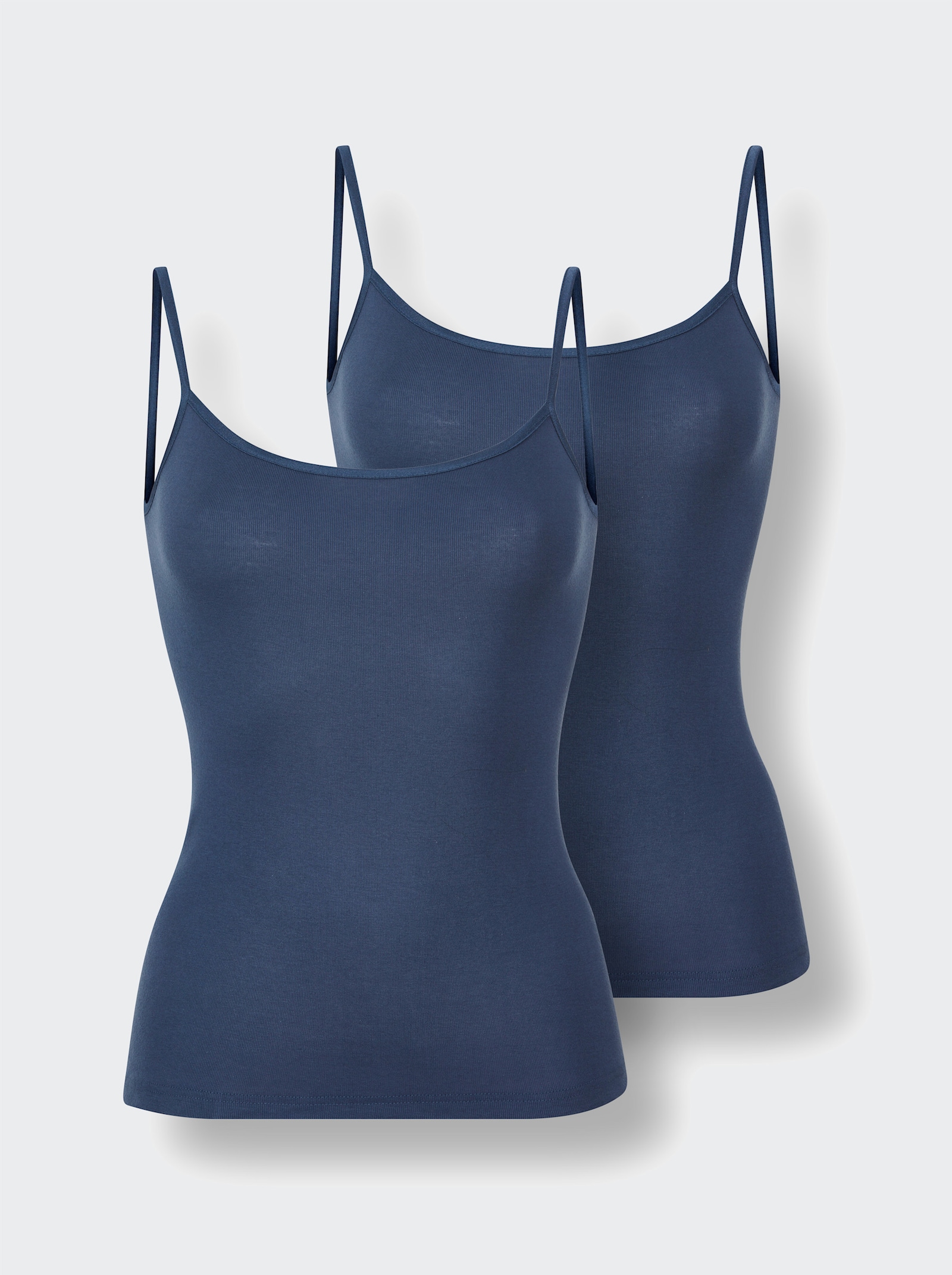 Nina von C. Finribbat linne - mellanblå