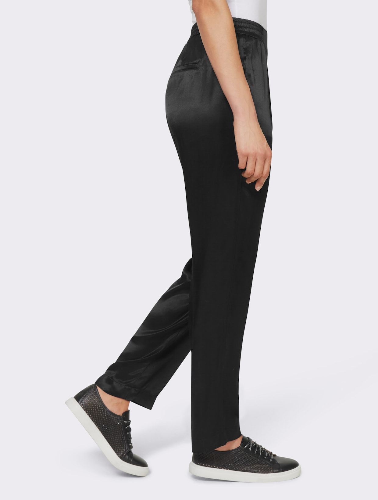 heine Comfortbroek - zwart