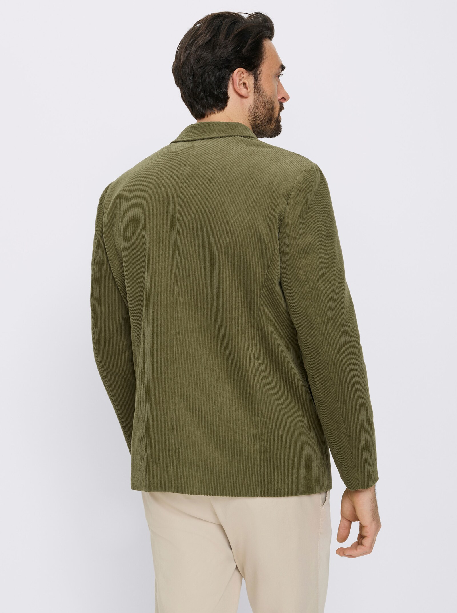 Marco Donati Sakko aus Cord, reine Baumwolle - oliv