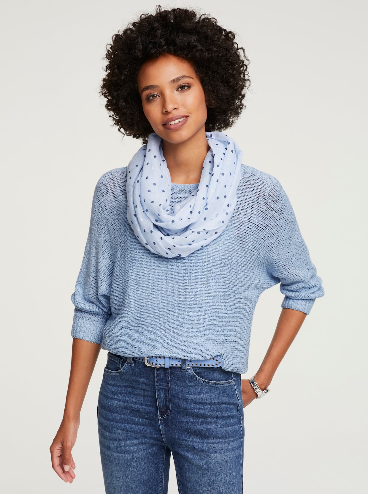 heine 3/4 Arm-Pullover - eisblau