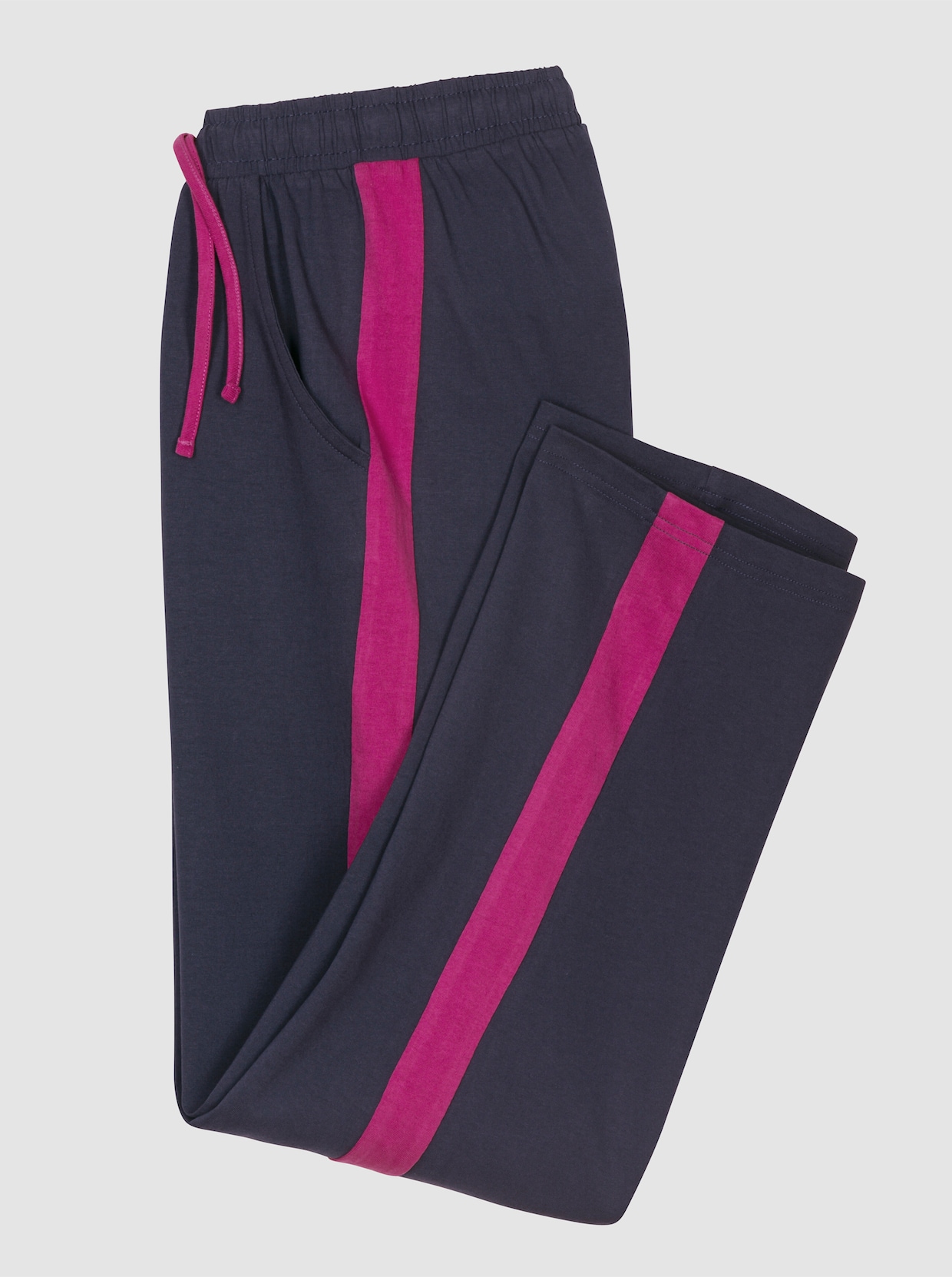 Pantalon de loisirs - marine-magenta